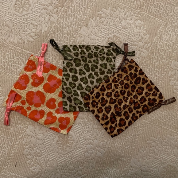 Brighton Jewelry Pouches 3 Animal Prints NOS - Picture 1 of 2